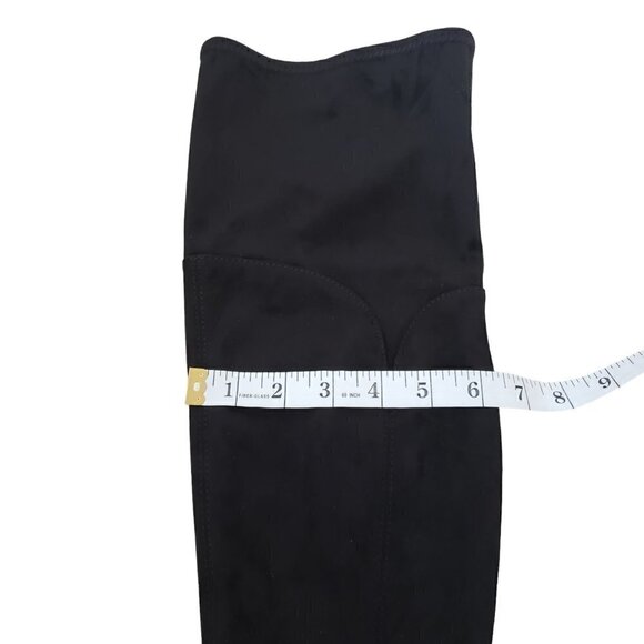 NEW Marc Fisher Black Faux Suede Over-The-Knee Boots Narrow Calf - Picture 12 of 15